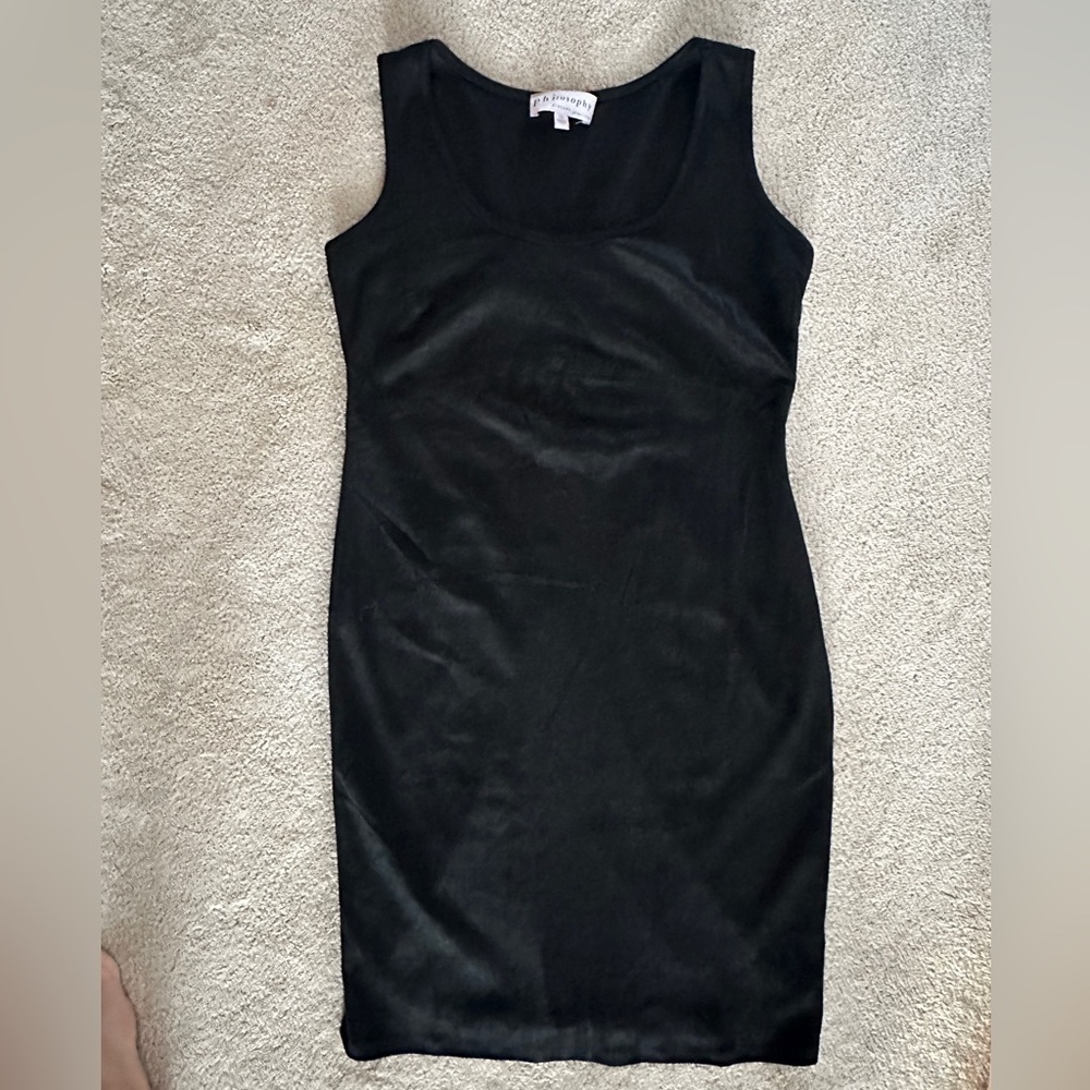 Philosophy Black Mini Dress